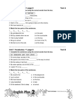 Five Minute Tests Unit 1