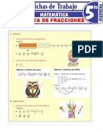 Suma y Resta de Fracciones