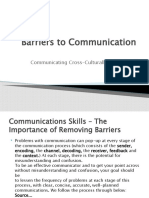 Barriers To Communication WEEK 4