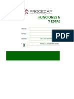 Funciones Matemáticas y Estadísticas