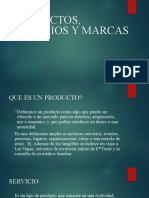 Productos, Servicios y Marcas