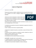 Ação de Consignação em Pagamento - Prática Simulada Do Trabalho