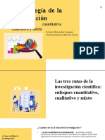 Metodología de La Investigación: Las Rutas Cuantitativa, Cualitativa y Mixta