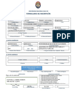 Formulario y Documentios de Grisel Moron