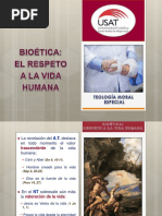 La Bioética - Respeto de La Vida Humana