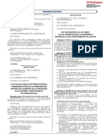 Ley Que Modifica La Ley 30897: Ley de Promoción de La Inversión y Desarrollo de Loreto