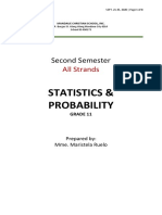 Statistics & Probability: Second Semester