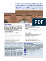 Guidelines For Masonry and Stucco: E M S I