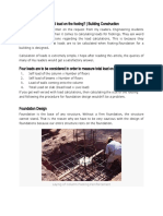 How To Calculate The Total Load On The Footing