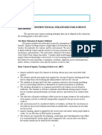 Unit Iii: Instructional Strategies For Science: The Basic Elements of Inquiry Methods