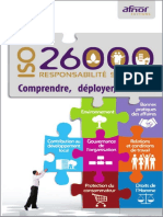 ISO 26000 - Responsabilité Sociétale - Comprendre, Déployer Et Evaluer