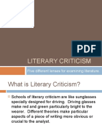 Literary Criticism: Five Different Lenses For Examining Literature