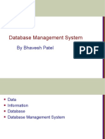 Database Management System: by Bhavesh Patel