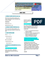 Sesion 08 - Aritmetica - MCM y MCD