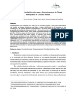 Uso de Planilha Eletrônica para o Dimensionamento de Pilares Retangulares de Concreto Armado