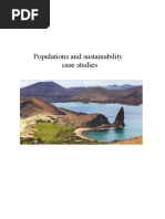 Populations and Sustainability Case Studies