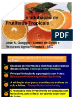 Adubação Fruticultura