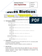 Ficha Seres Vivos 6to Primaria