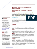 Marcadores Geneticos de Preeclampsia