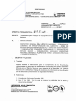 Directiva Seguridad Informacion 00221 de 2017