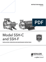 SSH Bomba Centrífuga Horizontal Goulds