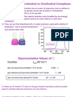 Case in Point: Tetrahedral Vs Octahedral Complexes