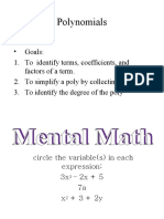 A Polynomials and Factoring2