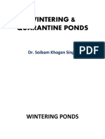 Wintering & Quarantine Ponds: Dr. Soibam Khogen Singh