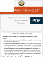 Che526: Pinch Technology: Department of Chemical Engineering Landmark University, Omu-Aran