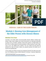 NCM 0114 Module 3 - Nursing Care Management of The Older Person With Chronic Illness