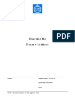 Exercise B2 Beam Vibrations: Authors: Submitted (Date) : 2019-09-18 Approved by (Name/date)