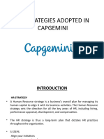 HR Strategies Adopted in Capgemini