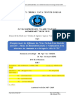 MEMOIRE Etude de Dimensionnement Et Vérification de La Structure de Chaussée Avec Le Logiciel Alizé-LCPC