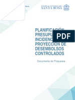 Documento Proyección de Desembolso Dinero