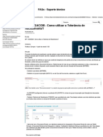 MP - SIGACOM - Como Utilizar A Tolerância de Recebimento - Central de Atendimento TOTVS