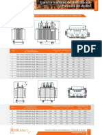 Características Y Dimensiones de Los Transformadores de Distribución