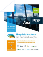 Anais - Simpósio Nacional em Socioeducação - 2017