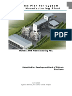 Feasibility Study For Gypsum Powder Manufacturing