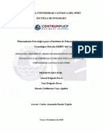 Tesis para Obtener El Grado de Magíster en Administración Estratégica de Empresas Otorgado Por La Pontificia Universidad Católica Del Perú