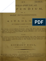 1794 Ball Astrolo-Physical Compendium