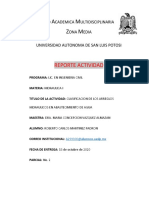 Actividad 1, Hidraulica Abastecimiento de Agua en Las Viviendas