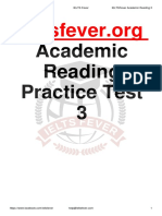 Academic Reading Practice Test 3