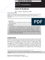 Managment of Scoliosis