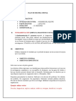 Esquema Del Plan de Mejora Grupal-Con El Modelo de Sesión