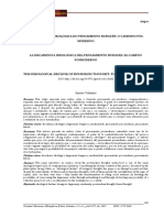 A Decadência Ideológica Do Pensamento Burguês: o Caminho Pósmoderno