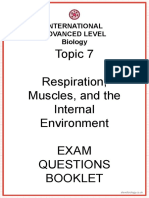 Checked - Unit 5 Respiration, Internal Environment, Coordination and Gene Technology - Exam Booklet