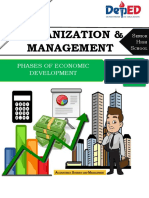 Organization & Management: Phases of Economic Development