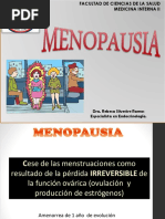 Menopausia.