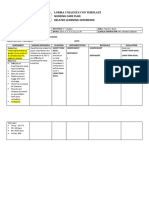 Nursing Care Plan Related Learning Experience: Lorma Colleges Con Template