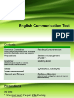 English Communication